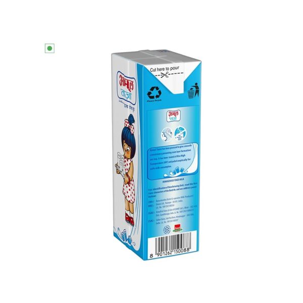 Amul Taaza Toned Milk (200)ml - Image 3