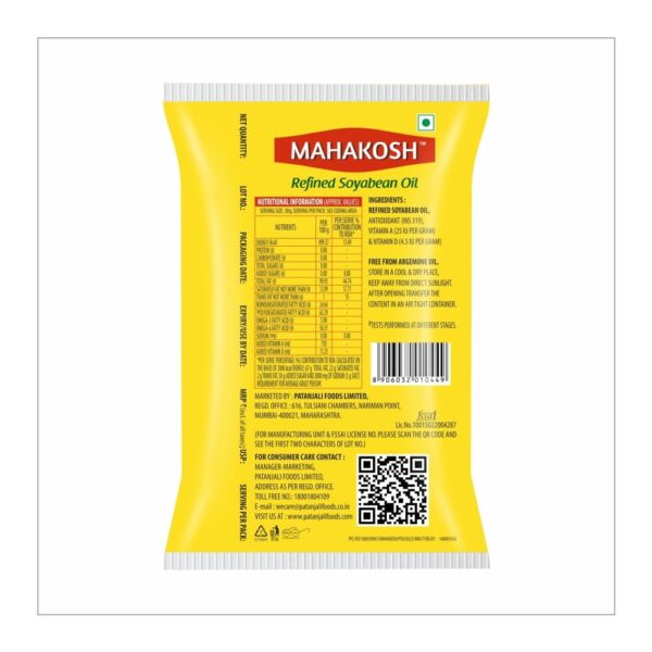 Mahakosh Refined Soyabean Oil (770)g - Image 3