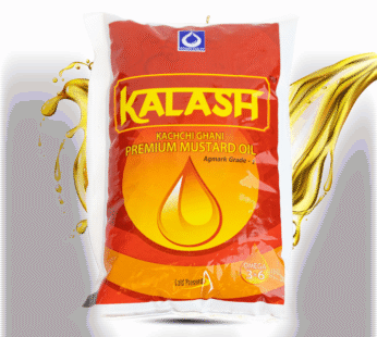 Kalash Kachi Ghani Pure Mustard Oil, (sarso)1L Pouch