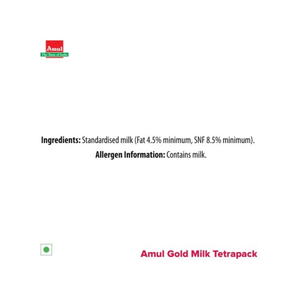 Amul Gold Milk (1ltr) - Image 3