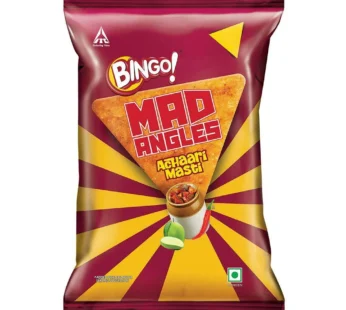 Bingo! Mad Angles Achaari Masti – Mango Pickle Flavour Crunchy Triangle Chips Pack – 117g
