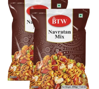 BTW Navratan Mix Namkeen 400g (200g X 2) | Tasty Mixture Navratan Mix Namkeen Indian Snacks