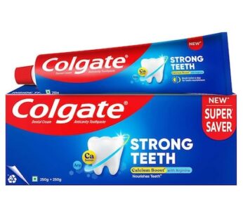 Colgate Strong Teeth Saver Pack Toothpaste 250 g (Pack of 2)
