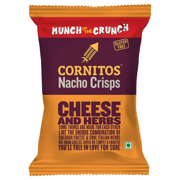 Cornitos Cheese And Herbs Nacho Crisps 77 g