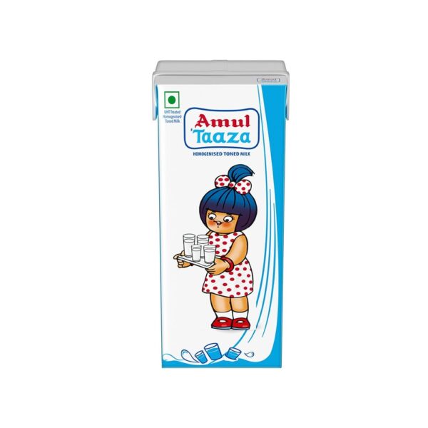Amul Taaza Toned Milk (200)ml