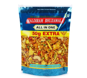 Haldiram Bhujiawala All In One 800 g | Namkeen Crunchy Mixed Flavour | Pack of 2 | 400 Grams Each ( 50gm Extra )