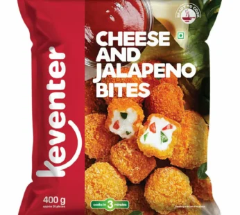 Keventer Ready To Cook Cheese and Jalapeno Bites 400 g