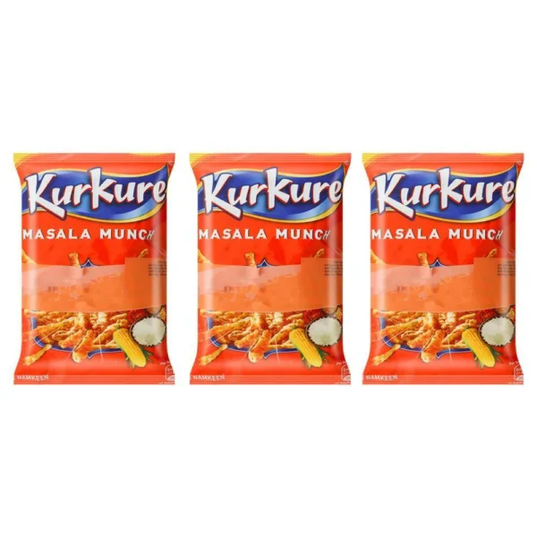 Kurkure Masala Munch Combo Pack 197 g (Pack of 3)