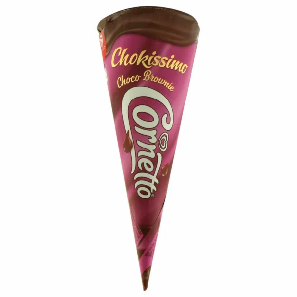 Kwality Wall's Cornetto Chokissimo Choco Brownie Ice Cream 110 ml (Wrap)