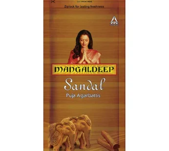 Mangaldeep Sandal Ziplock Puja Agarbatti 108 pcs