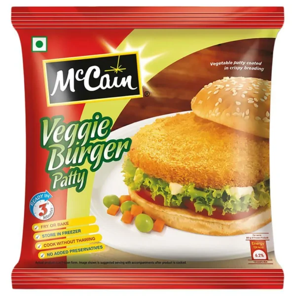 McCain Veggie Burger Patty 360 g