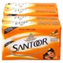 Santoor Sandal & Turmeric Soap 125 g (Pack of 4)