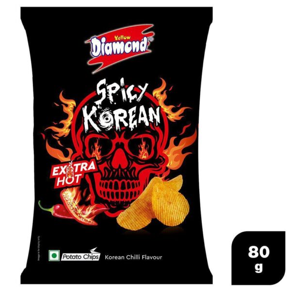 Yellow Diamond Korean Chilli Potato Chips 80 g